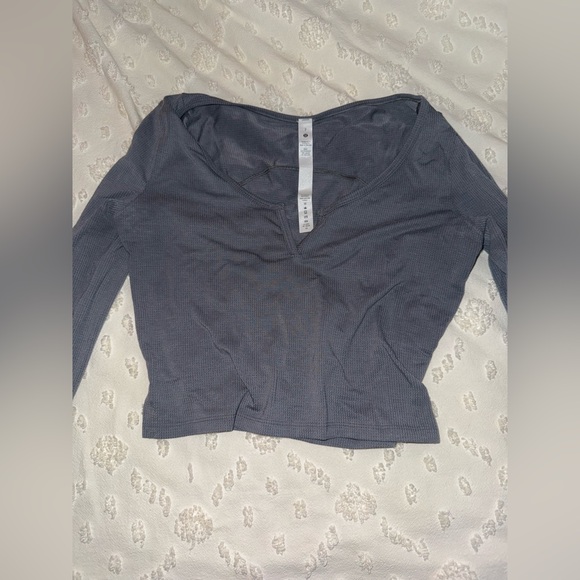 lululemon athletica Tops - Lululemon Henley Long Sleeve